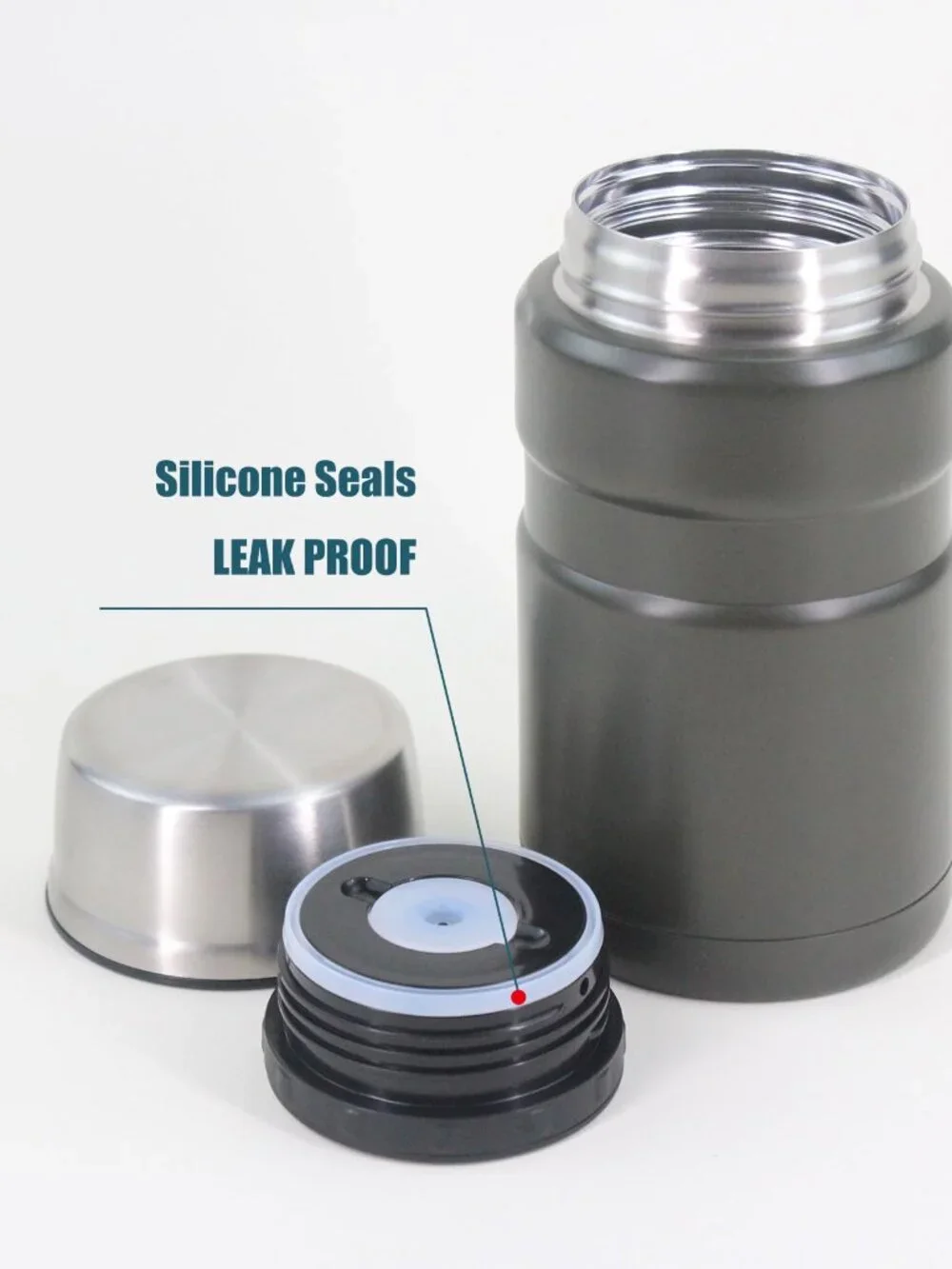 Replacement Gaskets Compatible with Thermos Stainless King Food Jar 16 and 24 Ou
